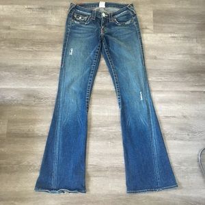 True Religion | Distressed Joey Flare Jeans